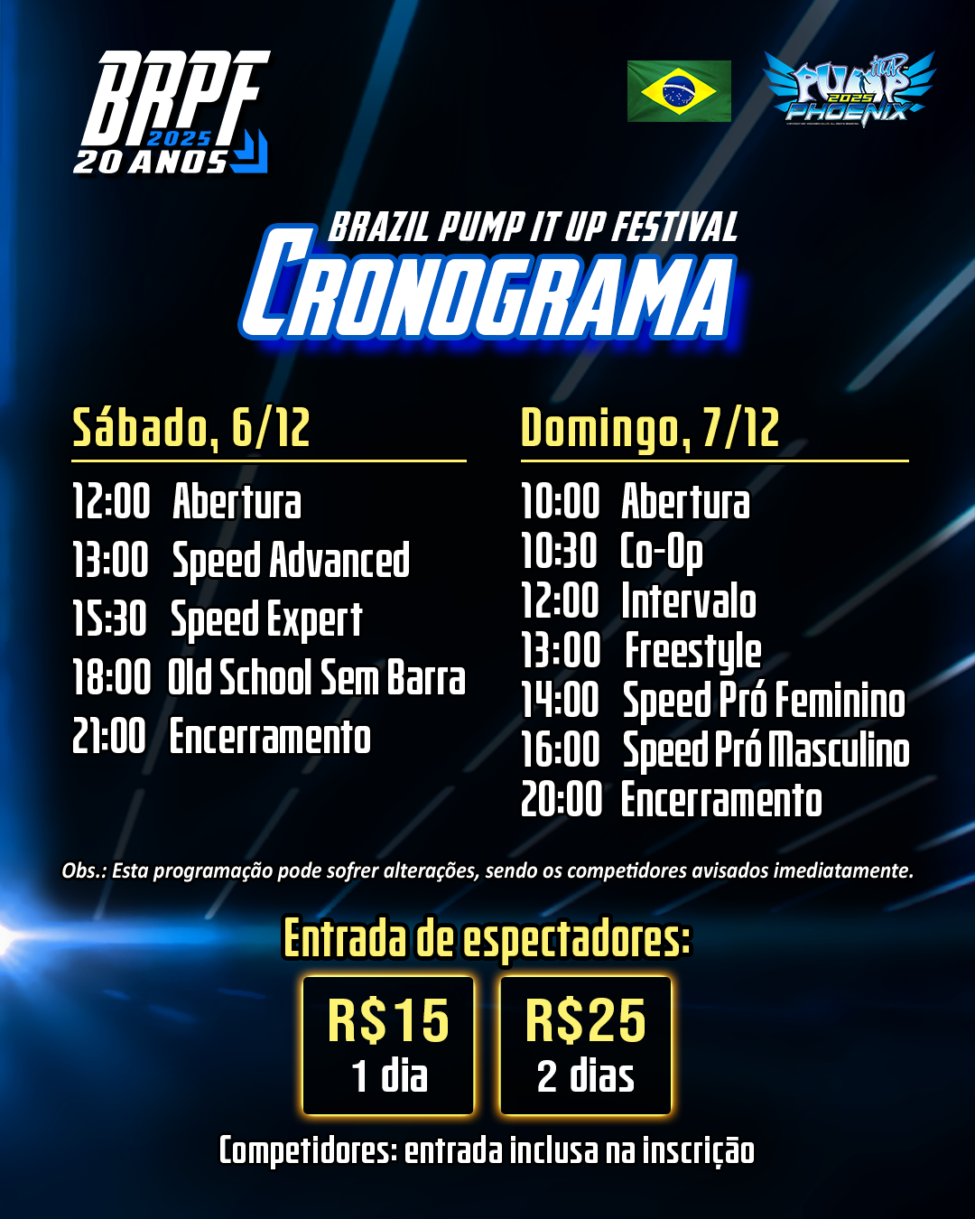 You are currently viewing Cronograma BRPF 2025